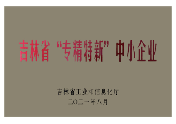吉林省“专精特新”中小企业